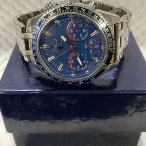 32 Degrees 14085 Blue Face Mens Watch